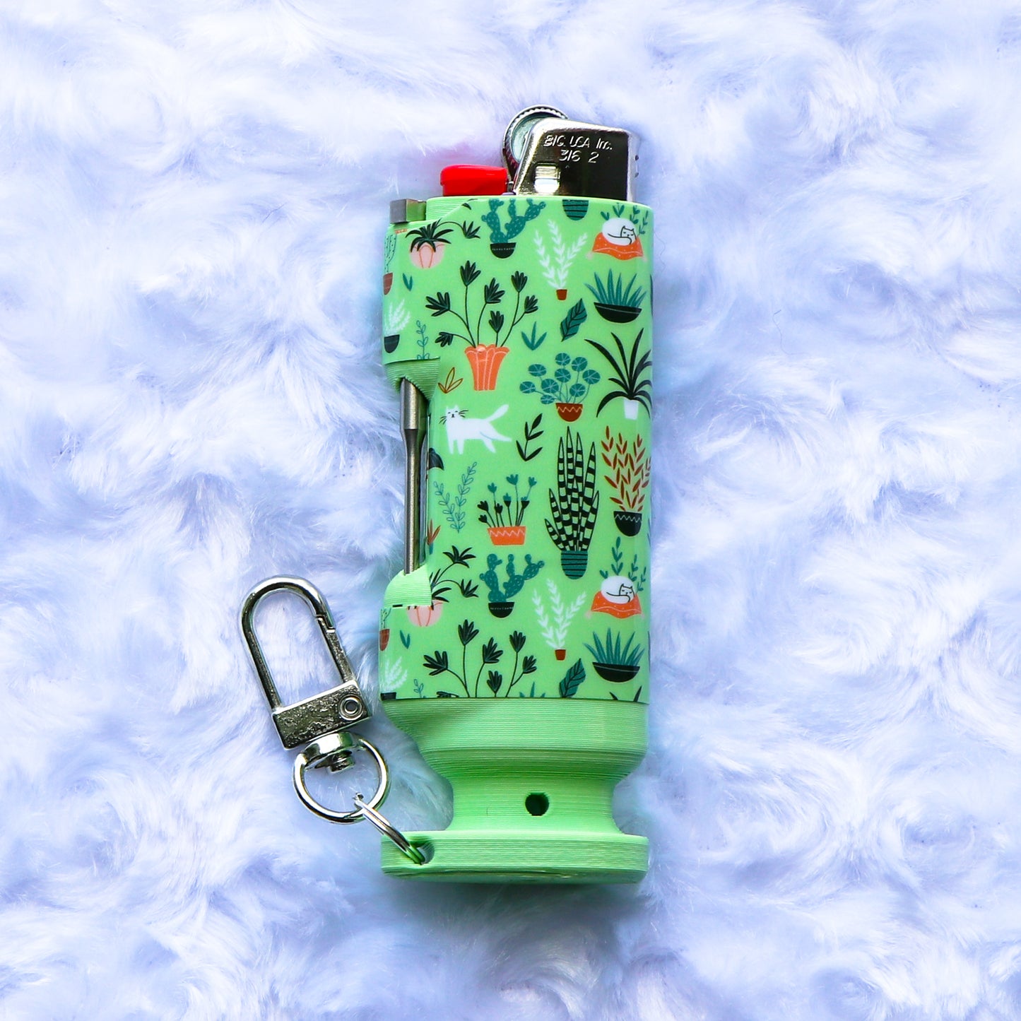 All Nestled In - Bee Blazin' Lighter Sleeve - Hemp Wick + Poker Lighter Sleeve - Lighter NOT Included!