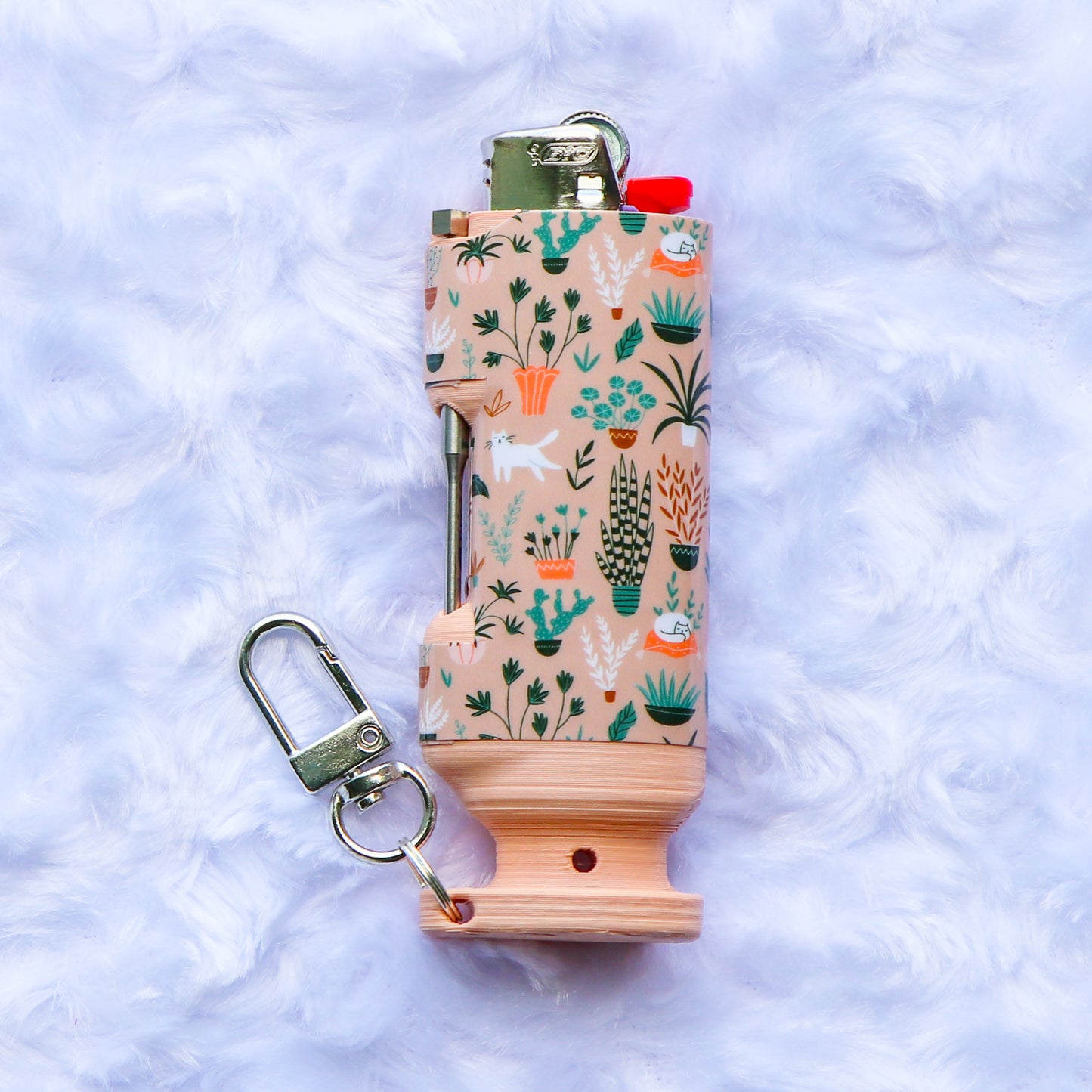 All Nestled In - Bee Blazin' Lighter Sleeve - Hemp Wick + Poker Lighter Sleeve - Lighter NOT Included!