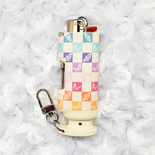 Spring Flutter - Bee Blazin' Lighter Sleeve - Hemp Wick + Poker Lighter Sleeve - Lighter NOT Included!