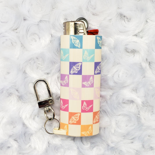 Spring Flutter - Keychain Lighter Sleeve - Lighter Case - Lighter NOT Included!