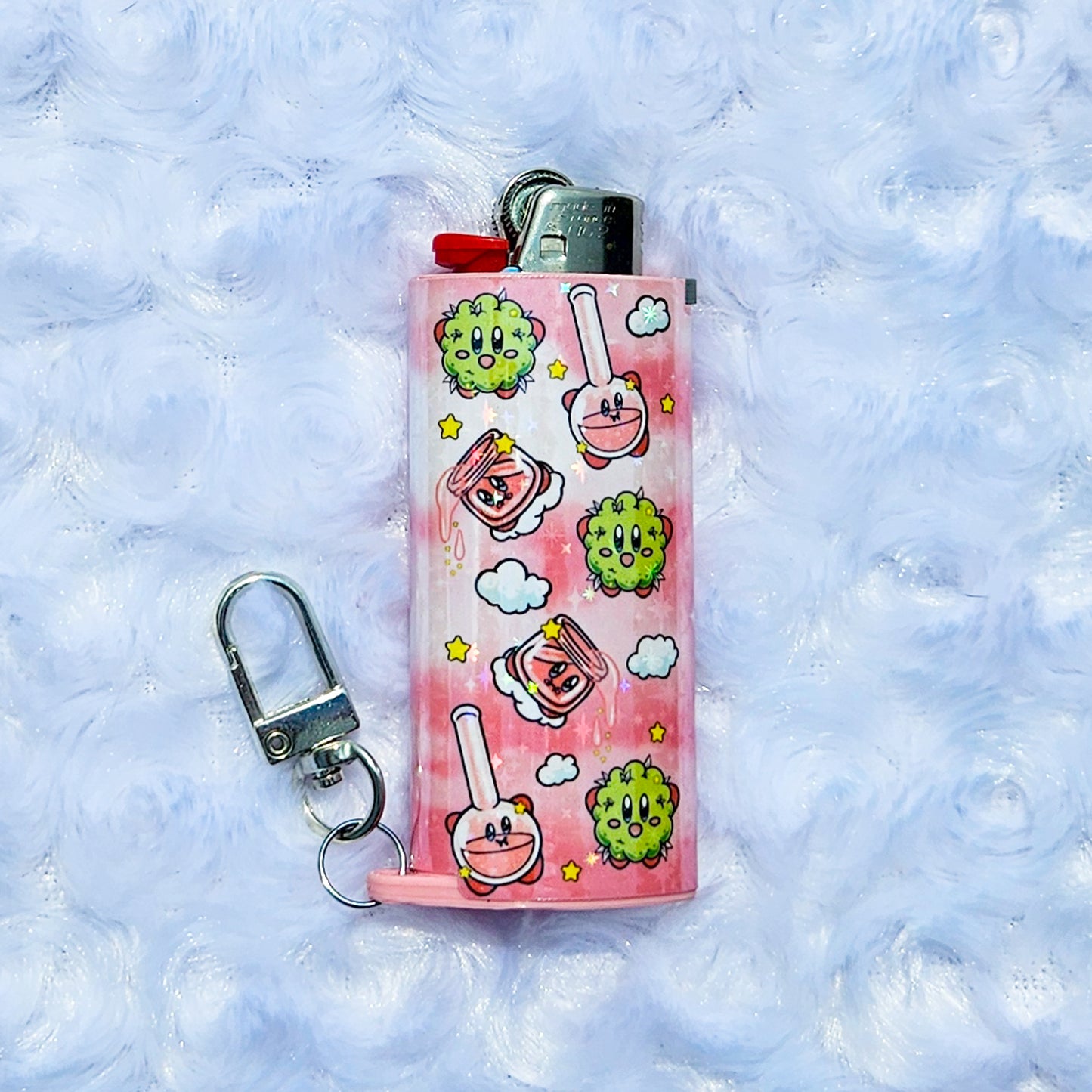 Dream World OG - Holographic - Keychain + Poker Lighter Sleeve - Collaboration w/ Lilxbun