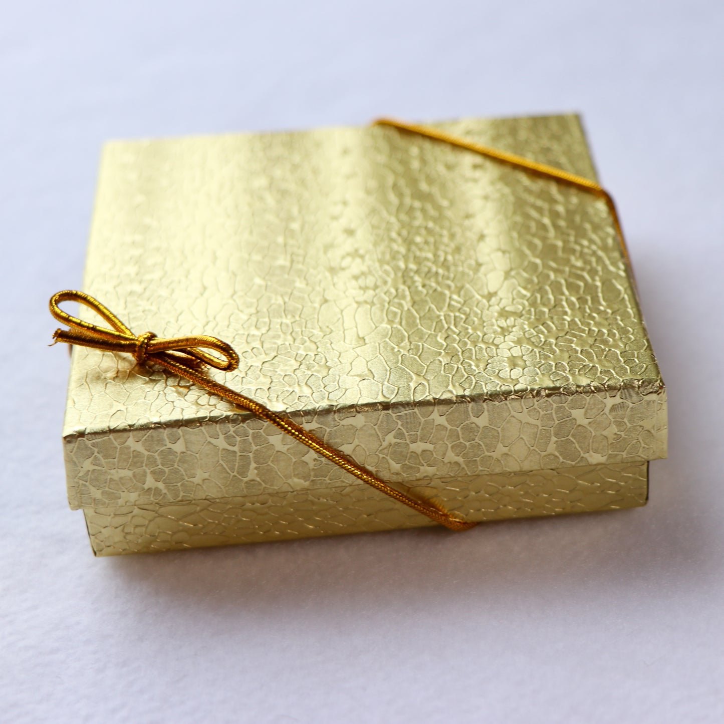 Gift Box - Gold - 3.5" x 3.5" x 1"