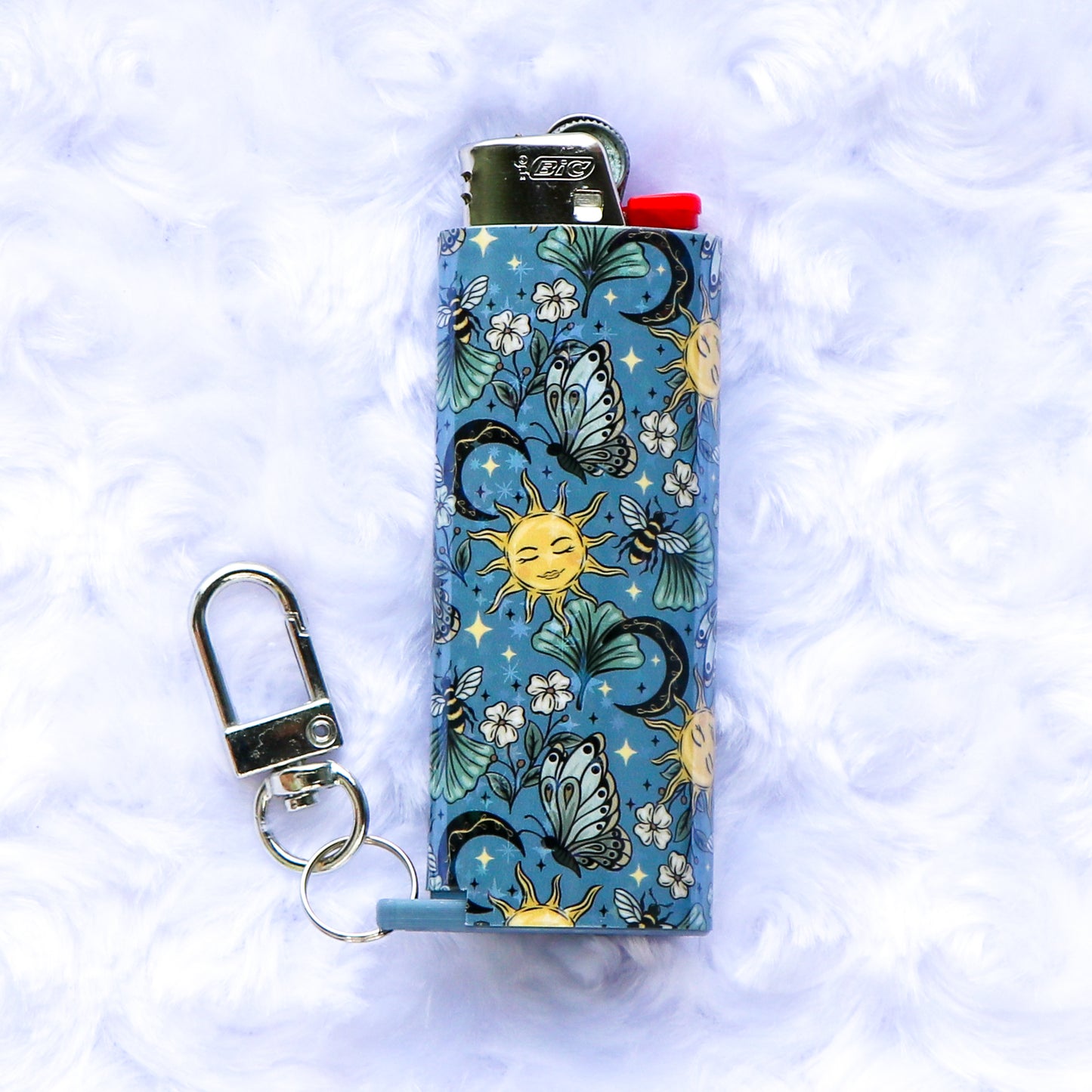 The Secret Garden - Holographic - Keychain Lighter Sleeve - Lighter Case - Lighter NOT Included!