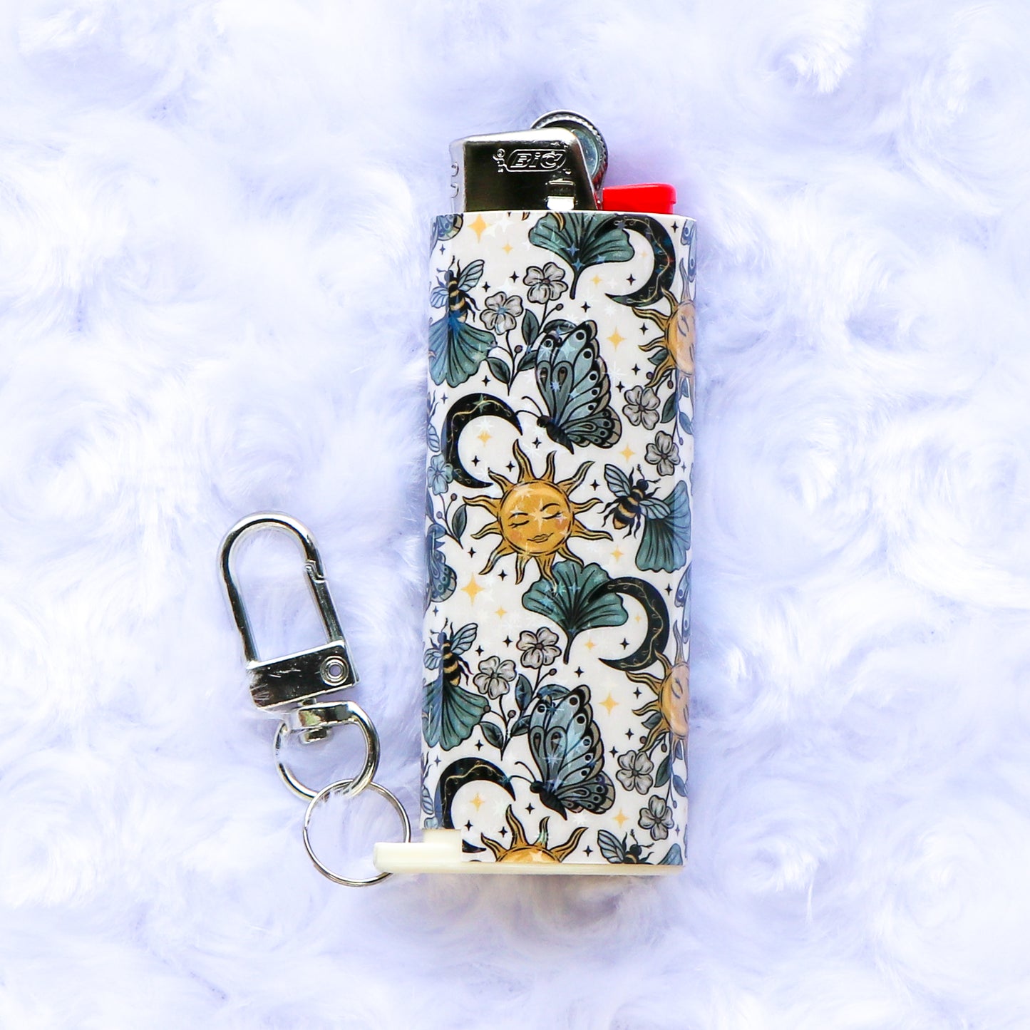 The Secret Garden - Holographic - Keychain Lighter Sleeve - Lighter Case - Lighter NOT Included!