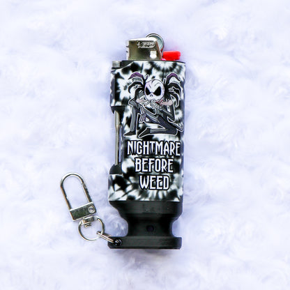 Nightmare Before Weed - Bee Blazin' Lighter Sleeve - Hemp Wick + Poker Lighter Sleeve - Lighter NOT Included!