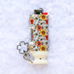 Sweet Nectar - Bee Blazin' Lighter Sleeve W/ Flower Clasp - Hemp Wick + Poker Lighter Sleeve - Lighter NOT Included!