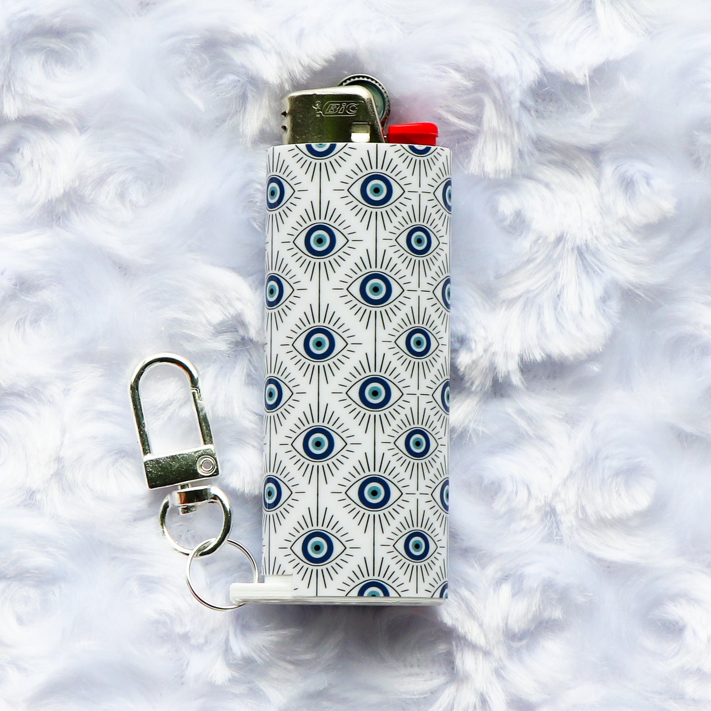 Evil Eye - Keychain Lighter Sleeve - Lighter Case - Lighter NOT Included!