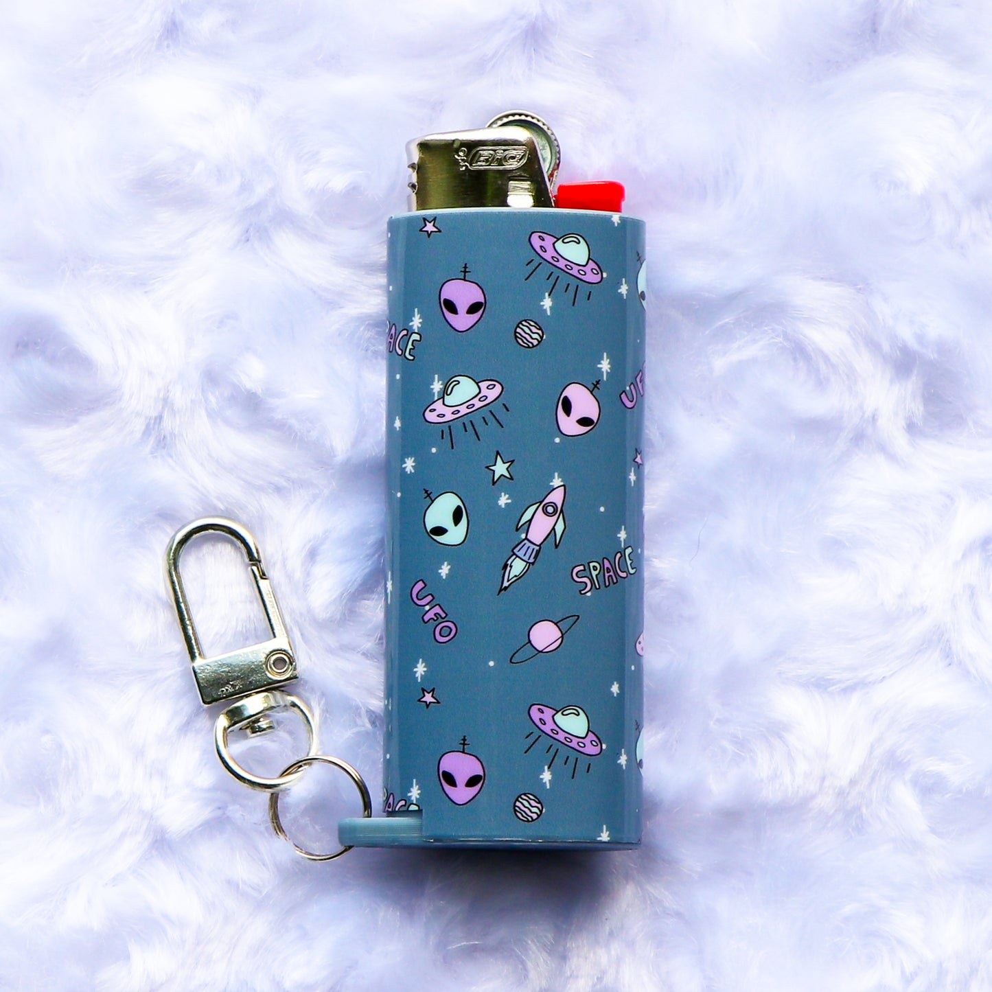 Extraterrestrial - Keychain Lighter Sleeve - Lighter Case - Lighter NOT Included!