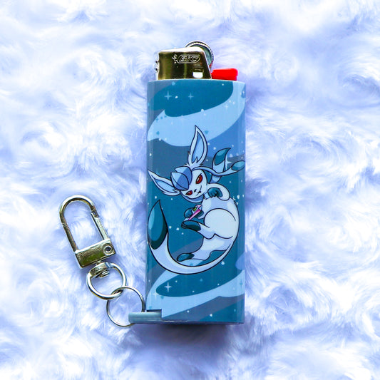 Blazed Glaceon - Keychain Lighter Sleeve - Lighter Case - Lighter NOT Included!