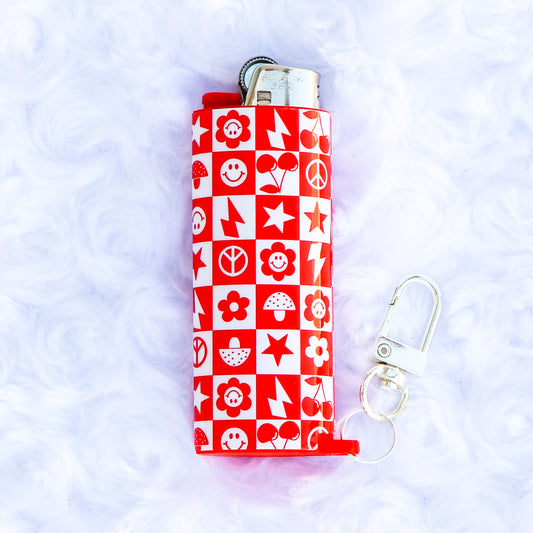 Cherry Bomb - Keychain Lighter Sleeve - Lighter Case - Lighter NOT Included!