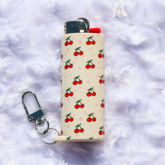 Cherry Pop - Keychain Lighter Sleeve - Lighter Case - Lighter NOT Included!