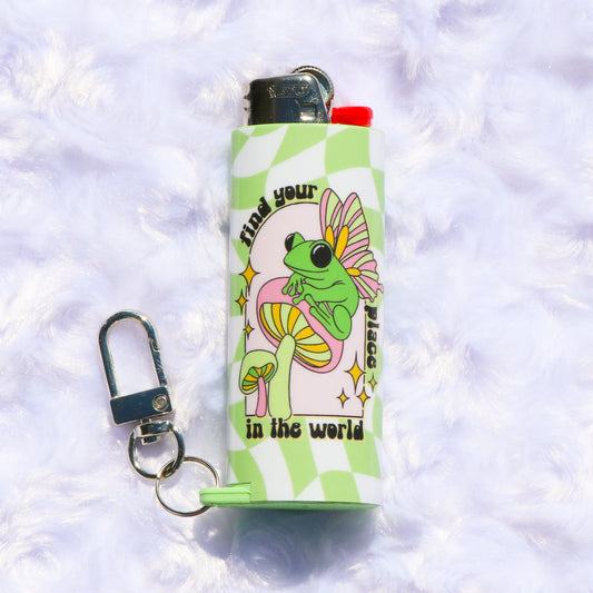 Find Your Place - Keychain Lighter Sleeve - Lighter Case - Lighter NOT Included!