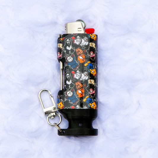 Chills & Thrills - Bee Blazin' Lighter Sleeve - Hemp Wick + Poker Lighter Sleeve - Lighter NOT Included!